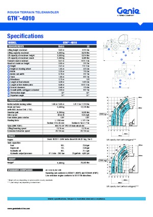 Telehandlere Genie GTH 4010