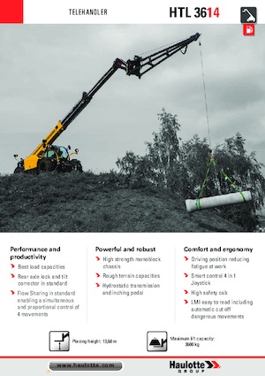 Telehandlere Haulotte HTL3614
