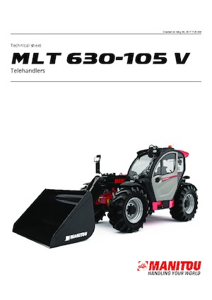 Telehandlere Manitou MLT 625