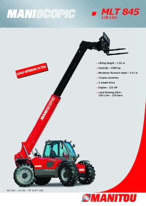 Telehandlere Manitou MLT 845 120