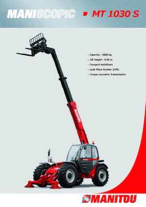 Telehandlere Manitou MT 1030 Easy