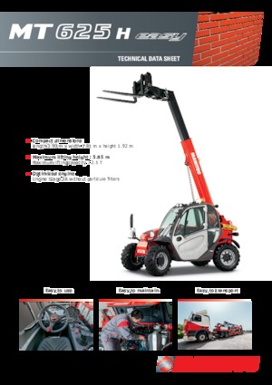 Telehandlere Manitou MT 625 H Easy