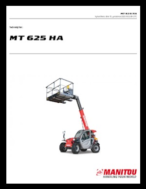 Telehandlere Manitou MT 625 HA