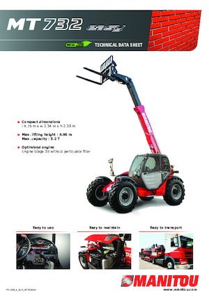 Telehandlere Manitou MT 732 Easy