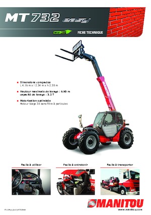 Telehandlere Manitou MT 732 Easy
