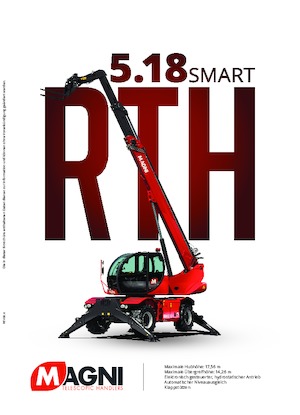Încărcătoare telescopice cu structură superioară MAGNI RTH 5.18 Smart