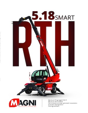 Încărcătoare telescopice cu structură superioară MAGNI RTH 5.18 Smart