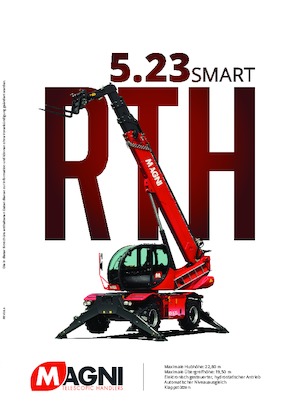 Încărcătoare telescopice cu structură superioară MAGNI RTH 5.23 Smart