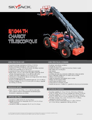 Telehandlere Skyjack SJ1044 TH