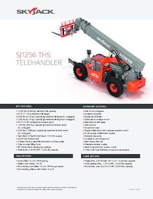 Telehandlere Skyjack SJ1256 THS