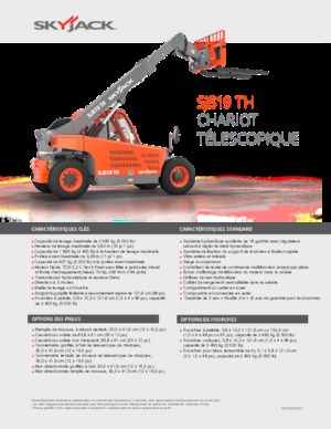 Telehandlere Skyjack SJ519 TH