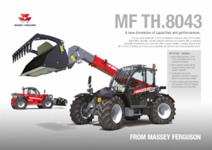 Telehandlere Massey Ferguson TH.8043