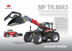 Telehandlere Massey Ferguson TH.8043