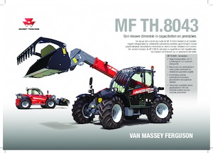 Telehandlere Massey Ferguson TH.8043