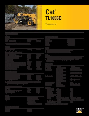 Telehandlere Caterpillar TL1055D