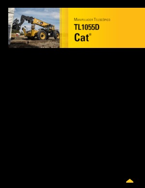 Telehandlere Caterpillar TL1055D