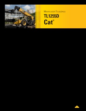 Telehandlere Caterpillar TL1255D