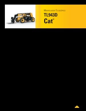 Telehandlere Caterpillar TL943D