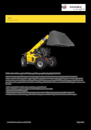 Telehandlere Kramer 5507