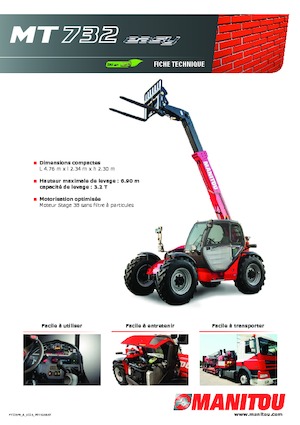 Telehandlere Manitou MT 732-100 PS Comfort
