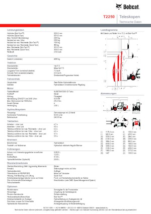 Telehandlere Bobcat T 2250