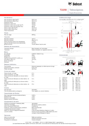 Telehandlere Bobcat T 2250