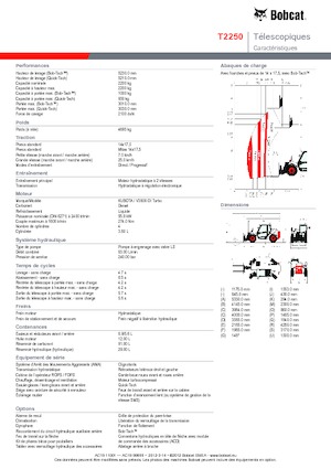 Telehandlere Bobcat T 2250