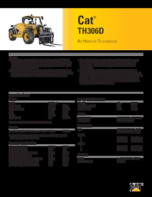 Telehandlere Caterpillar TH306D