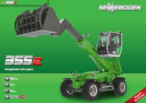 Încărcătoare telescopice cu structură superioară Sennebogen 355 E 