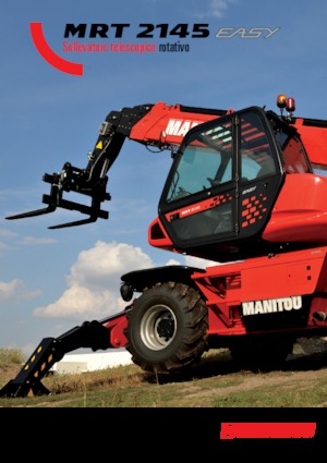 Încărcătoare telescopice cu structură superioară Manitou MRT 2145