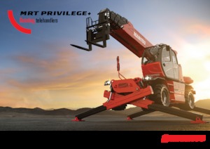 Încărcătoare telescopice cu structură superioară Manitou MRT 2545