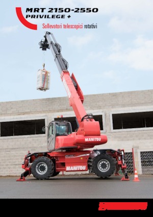 Încărcătoare telescopice cu structură superioară Manitou MRT 2150