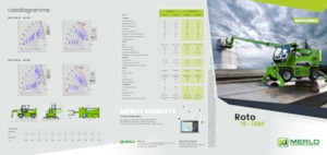 Încărcătoare telescopice cu structură superioară Merlo Roto 40.18