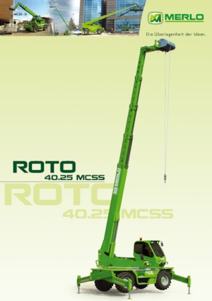 Încărcătoare telescopice cu structură superioară Merlo Roto 40.25 MCSS