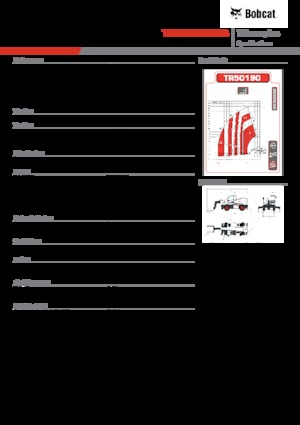 Încărcătoare telescopice cu structură superioară Bobcat TR50190EVO IIIB