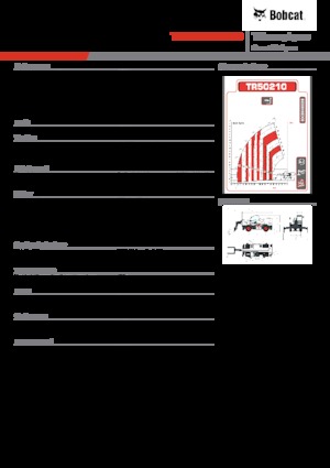 Încărcătoare telescopice cu structură superioară Bobcat TR50210EVO IIIB