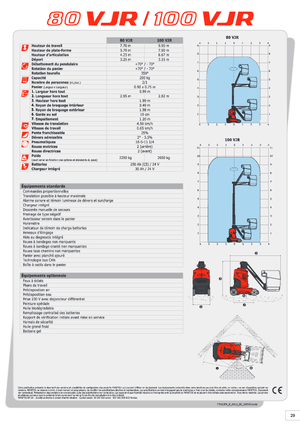 Nacele verticale cu un singur catarg Manitou 100 VJR Evolution