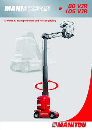 Nacele verticale cu un singur catarg Manitou 105 VJR