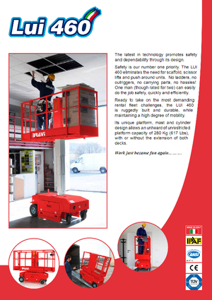 Nacele verticale cu un singur catarg Bravi Lui 460