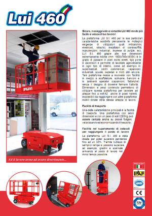 Nacele verticale cu un singur catarg Bravi Lui 460