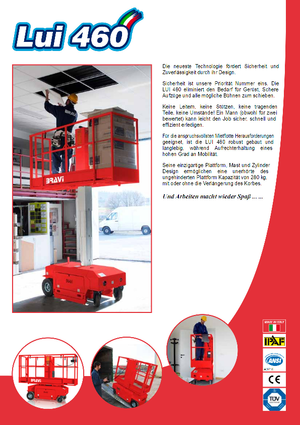 Nacele verticale cu un singur catarg Bravi Lui 460