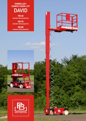 Nacele verticale cu un singur catarg PB PB David 85