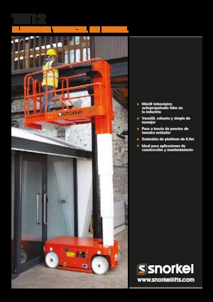 Nacele verticale cu un singur catarg Snorkel TM12