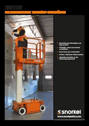 Nacele verticale cu un singur catarg Snorkel TM12E