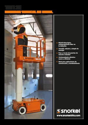 Nacele verticale cu un singur catarg Snorkel TM12E