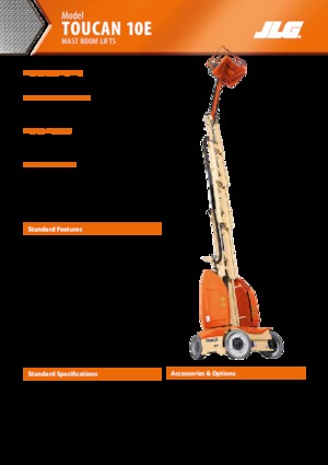 Nacele verticale cu un singur catarg JLG-Toucan Toucan 10 E