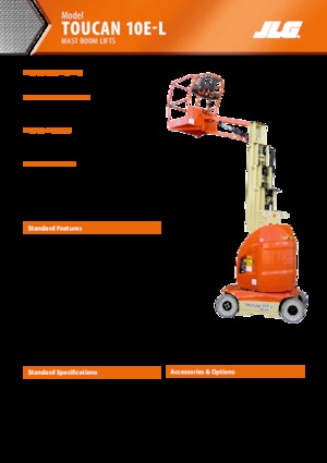 Nacele verticale cu un singur catarg JLG-Toucan Toucan 10E-L
