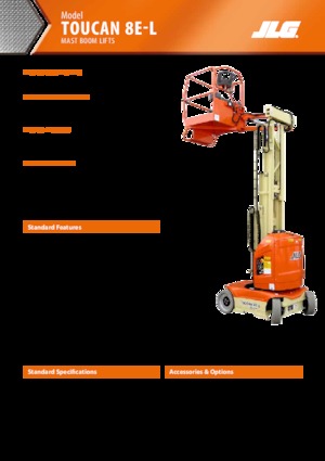 Nacele verticale cu un singur catarg JLG-Toucan Toucan 8E-L