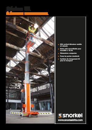 Nacele verticale cu un singur catarg Snorkel UL32