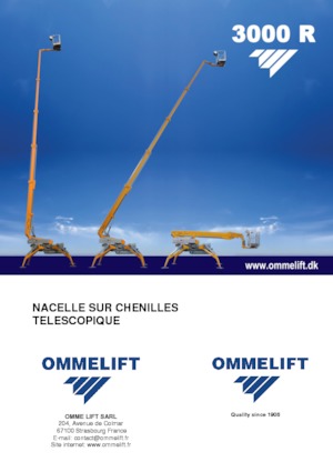 Nacele telescopice pe șenile OMMELIFT 3000 R